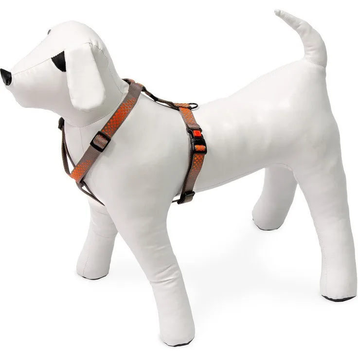 Karlie Hunde-Geschirr Art Sportiv Plus Geschirr mit gedrucktem Motiv Mix and Match, langlebiges Nylonmaterial, verstellbare Größe, Schwarz