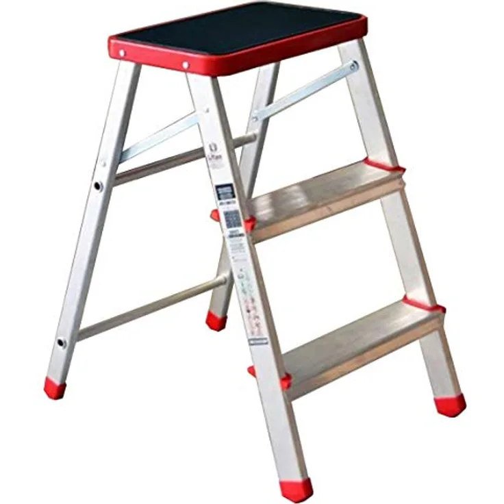 Homelux 825010 Hocker für den Haushalt, 3 Stufen, 0,67 m Höhe, 2,4 kg