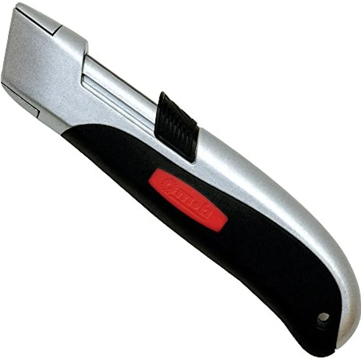 Peddinghaus Cuttermesser TopSecurity 2K Griff, selbsteinziehend, 10x 25 mm, inkl. 5 Ersatzklingen, doppelte Sicherheit, TÜV-GS geprüft – Bild 5