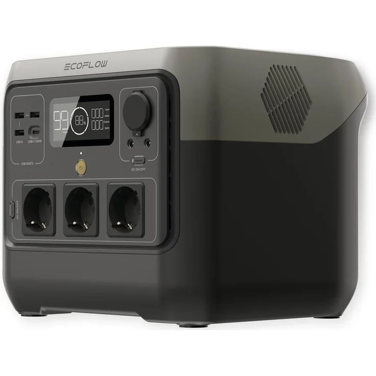 EcoFlow RIVER 2 Pro Power Station Solar Generator X-Boost bis 1600 W intelligentes Batterieschutzsystem – Bild 4
