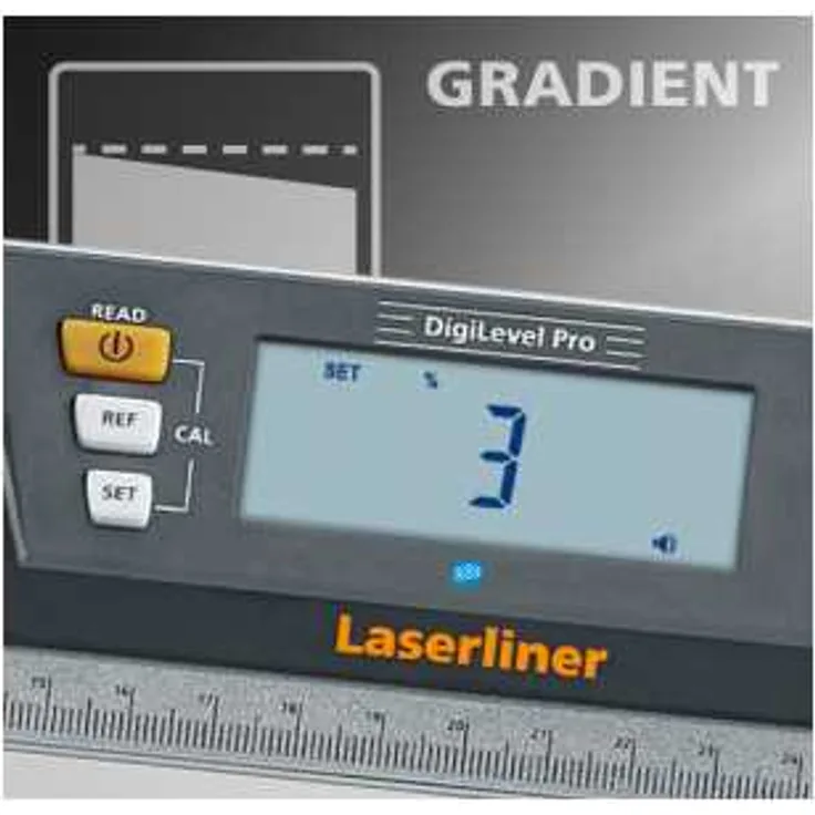 Laserliner DigiLevel Pro 100 081.274A Laser-Wasserwaage 0.5mm