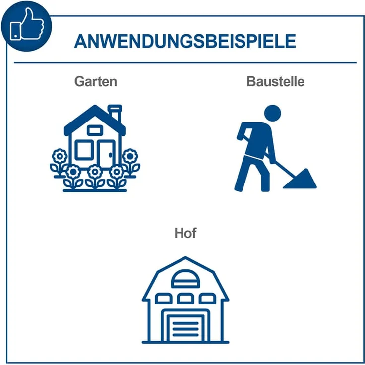 Scheppach Benzin Erdbohrer EB2000 | Erdlochbohrer Pfahlbohrer Gartenbohrer | Bohrerlänge 800mm | handlich mit 2 Griffen | 1450W Leistung | max. 200mm Bohrlöcher | inkl. 100, 150, 200mm Bohrer – Bild 6