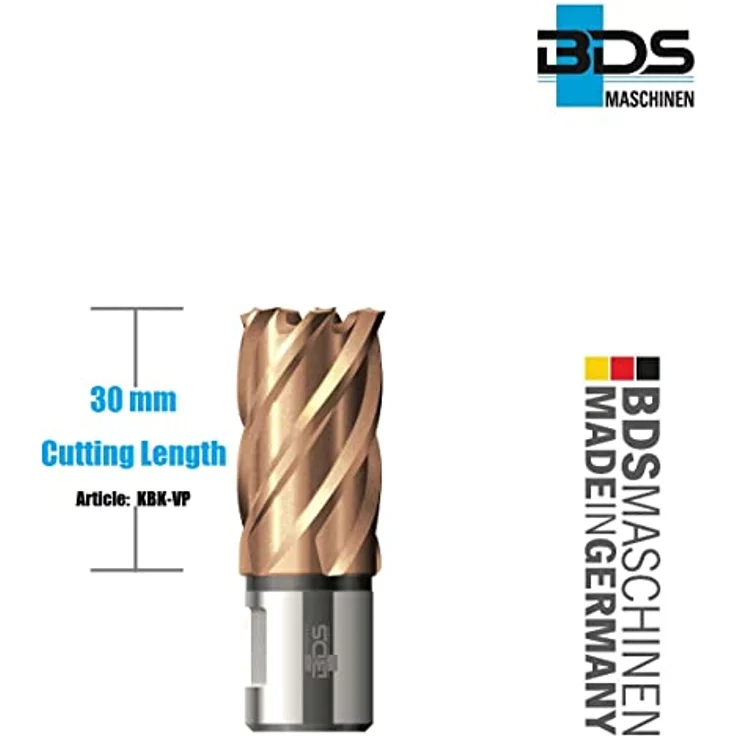 BDS Kernbohrer VARIOPlus kurz KBK HSS, Weldonschaft 21 mm Durchmesser, 30 mm Schnitttiefe – Bild 3