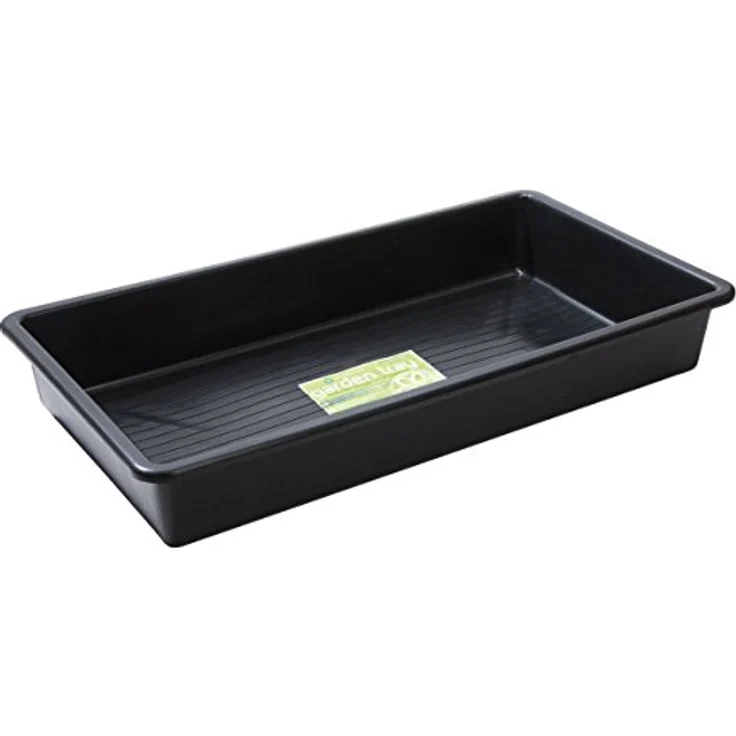 Garland Titan Gartentablett schwarz, 65 Liter Kapazität für Saatanzucht, 100x55x15 cm – Bild 1