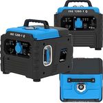 Güde ISG 1200-1 Q Benzin Stromerzeuger (Invertertechnik für empfindliche Geräte, 1200 Watt Nennleistung, bis zu 6 Stunden Laufzeit, 1x 230 V und 2x USB Anschlüsse), blau, 40715