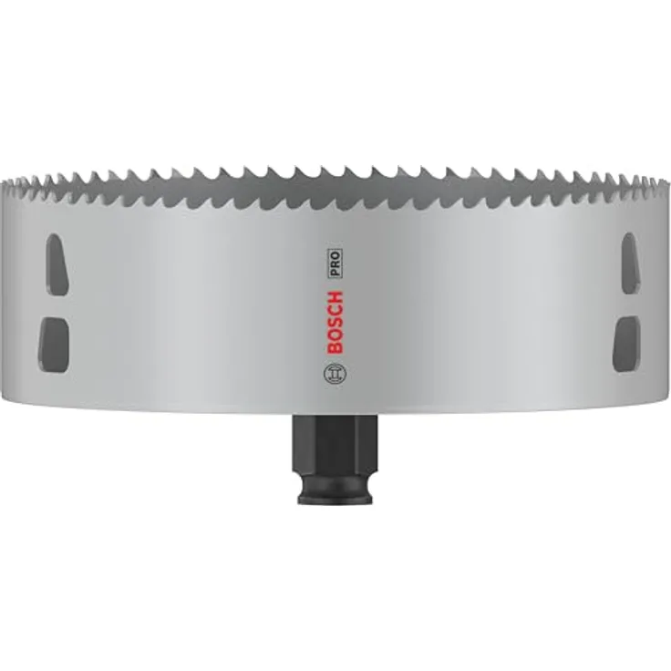 Bosch PRO Multi Material Power Change Plus Lochsäge, Ø 152 mm, hält bis zu 2x länger, für Weichholz, Trockenbauwand, Professional Zubehör, blau