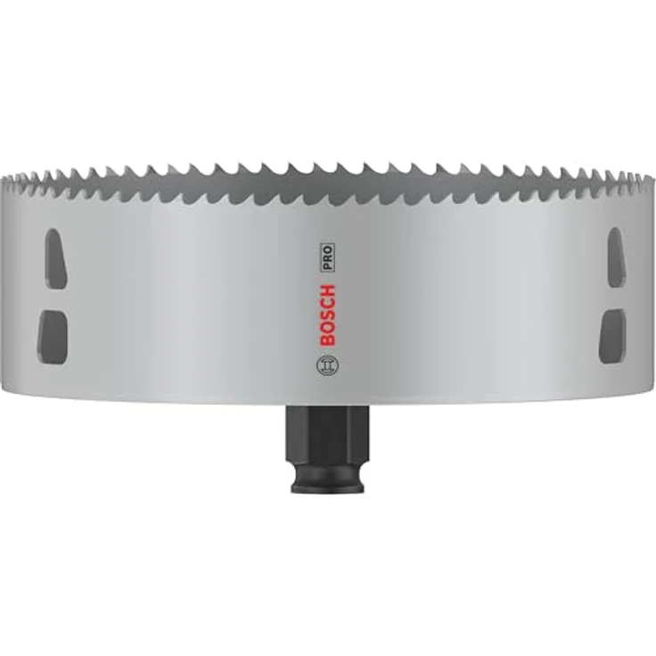 Bosch PRO Multi Material Power Change Plus Lochsäge, Ø 152 mm, hält bis zu 2x länger, für Weichholz, Trockenbauwand, Professional Zubehör, blau – Bild 1