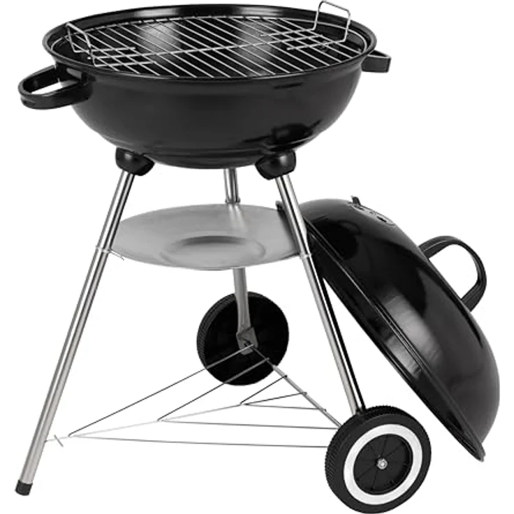 Tepro Holzkohlen Kugelgrill Key West, Mehrfarbig, Grillfläche 41,5 cm – Bild 3