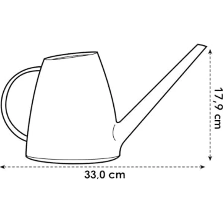 Elho Brussels Giesskanne - Anthrazit - Drinnen - 1.8 Liter – Bild 3