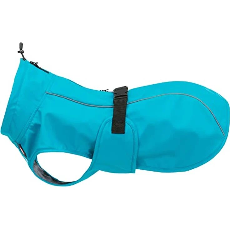 TRIXIE wasserdichter Hundemantel "Regenmantel Vimy, S: 40 cm, türkis" - 680203 – Bild 2