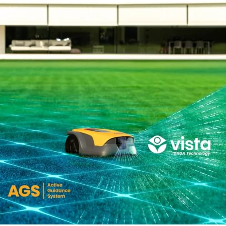 STIGA Mähroboter A 10v, Quad-RTK mit HDR Kamera, präzise Hinderniserkennung, für 1000 m² Rasenpflege, kabellose Installation – Bild 7