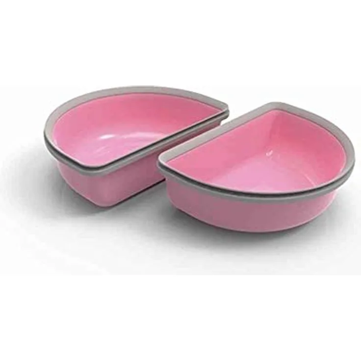 SureFeed Halbe Schale Pink, Futternapf für Nass- und Trockenfutter