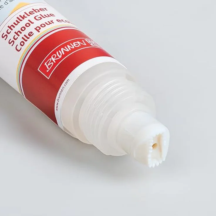 BRUNNEN Bastelkleber 30,0 ml, transparent, mit zwei Spitzen für präzises Kleben – Bild 5