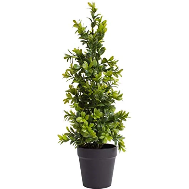 Botanic-Haus Künstliche Zimmerpflanze Buchsbaum im Topf, 42 cm hoch, pflegeleicht und immergrün – Bild 1