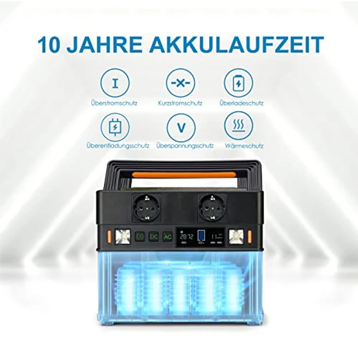 ALLPOWERS S300 Tragbarer Powerstation 288Wh / 78000mAh Mobile Stromversorgung Generatoren 300W Akku Generator Batterie Mobiler Stromspeicher für Outdoors Garten Party Reise Camping Wohnmobil Notfall – Bild 4