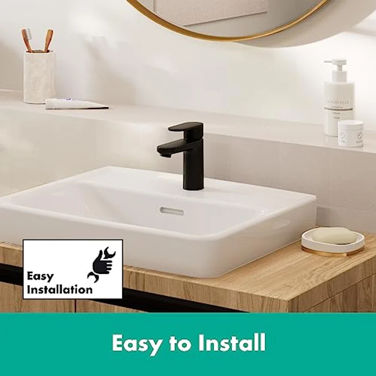 hansgrohe Vernis Blend Spültischarmatur, ComfortZone 100, schwenkbarer Strahlformer, EcoSmart, Air Power Technologie – Bild 5