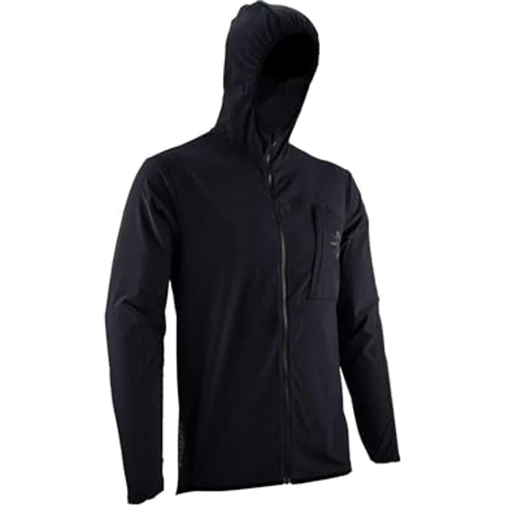 Leatt MTB Trail 1.0, Unisex Velojacke, wasser- und windabweisend, Schwarz, M – Bild 1