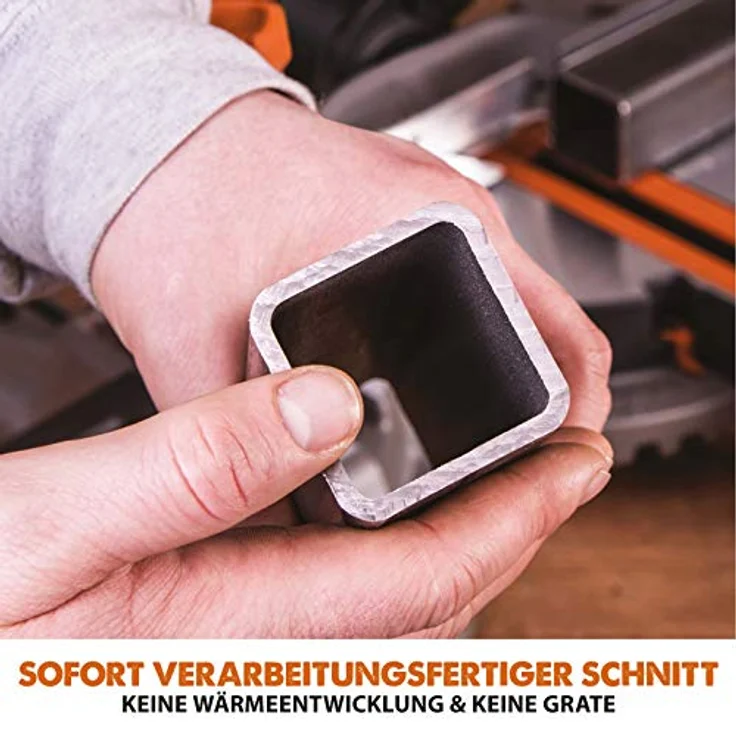 Evolution Power Tools - R210SMS-300+ Mehrzweck-Gleit-Gehrungssäge mit Plus Pack, 210 mm (230 V) – Bild 15