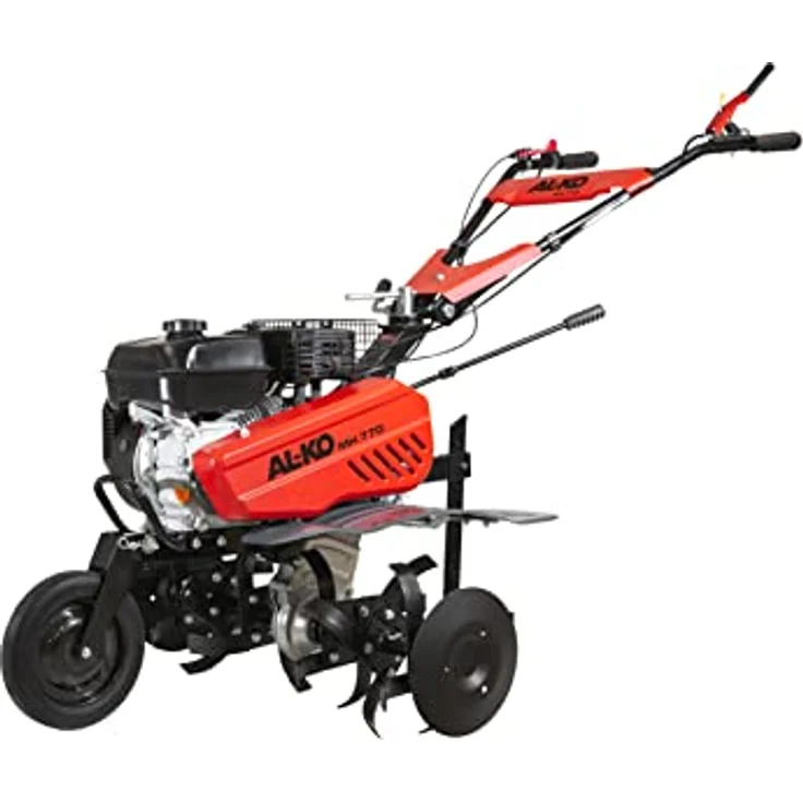 AL-KO Benzin-Motorhacke MH 770 COMFORT 3,45 kW / 196 ccm / 77 cm, Lackiertes Stahlblech, Ideal zur Bodenlockerung und Bearbeitung in Beetreihen, Ergonomischer Führungsholm – Bild 2