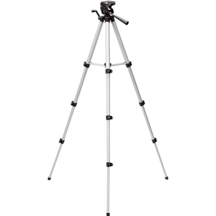 Original Einhell Teleskop Stativ Tripod (passend für Lasernivelliergerät und Kreuzlinienlaser, Arbeitshöhe 37-110 cm) – Bild 2