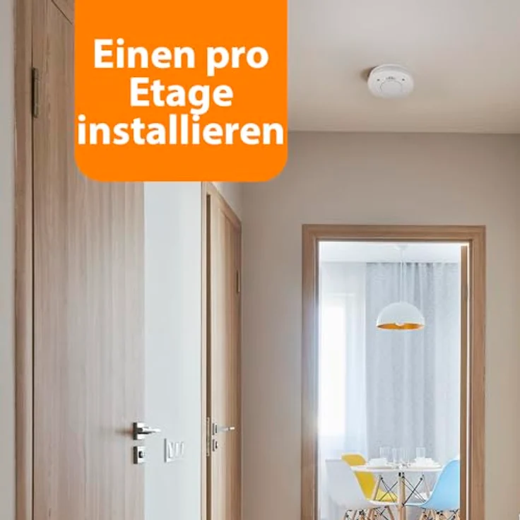 Smartwares -Rauchmelder mit sehr lautem Alarm und Testtaste, RM520 – Bild 6