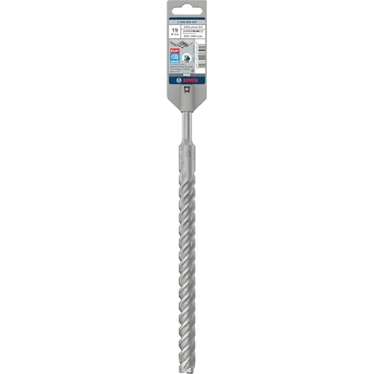 Bosch 1x PRO SDS plus-5X Hammerbohrer (Ø 19,00 mm) für Stahlbeton und Beton, Professional Zubehör Bohrhammer – Bild 2