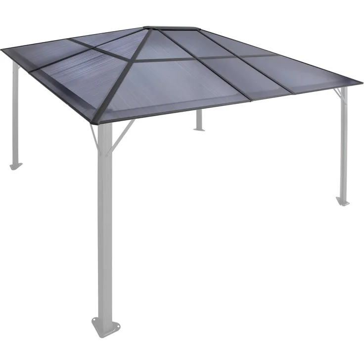 KONIFERA Pavillon-Ersatzdach Aruba 2.0, transparent, für 300x365 cm, 6 mm Materialstärke, Selbstmontage