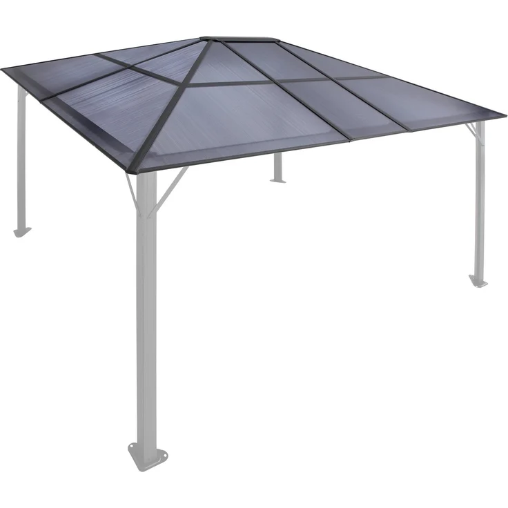 KONIFERA Pavillon-Ersatzdach Aruba 2.0, transparent, für 300x365 cm, 6 mm Materialstärke, Selbstmontage