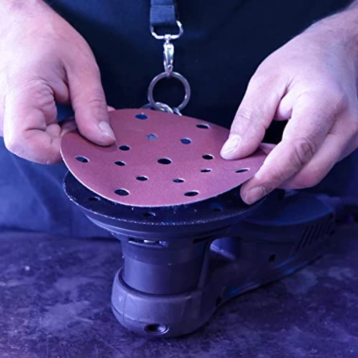 STAHLWERK ES-150 ST Brushless Exzenterschleifer Rotationsschleifer Handschleifer mit 350 Watt leistungsstarkes vibrationsarmes Schleifgerät - Preisvergleich – Bild 6