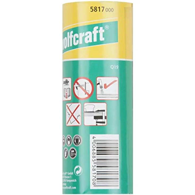 Wolfcraft 5817000 Schleifpapier Rolle, Nass-Trocken, Korn 600, grau – Bild 3