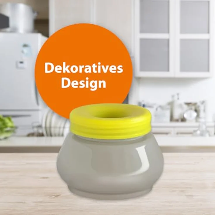 ARDAP Fruchtfliegenfalle - Hochwirksamer Lockstoff zur Reduktion von Fruchtfliegen & Essigfliegen, Insektizidfrei - 60 ml, dekoratives Design, Langzeitwirkung bis zu 6 Wochen, Blau – Bild 5