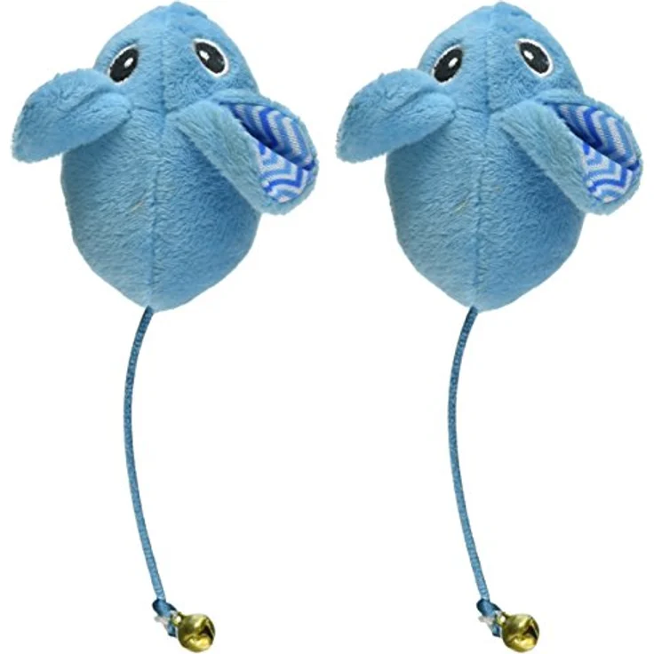 ALL FOR PAWS Twinkly Twin Mice Katzenspielzeug, 6 cm – Bild 3