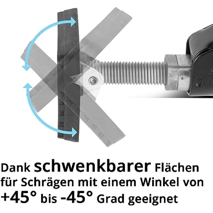 STAHLWERK Montagestütze MH-115 ST, robuster Türspanner/Teleskopstütze, 66-115 cm, 40 kg Tragkraft, schwenkbare Kontaktflächen – Bild 4
