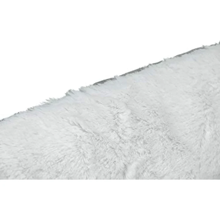 Beeztees Plüschbett Baboo L: 48 cm B: 37 cm H: 18 cm grau-weiss – Bild 5