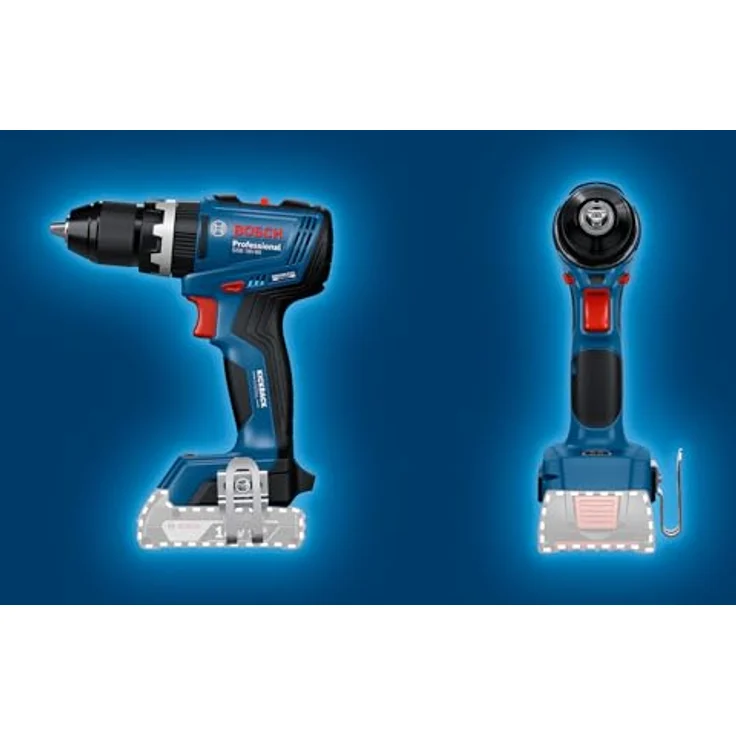 Bosch Schlagschrauber GSB 18V-65 2xPC4.0Ah L-Case 82AC, Akkuschrauber mit verbessertem Drehmoment von 65 Nm und Doppel-Arbeitslicht, blau – Bild 6