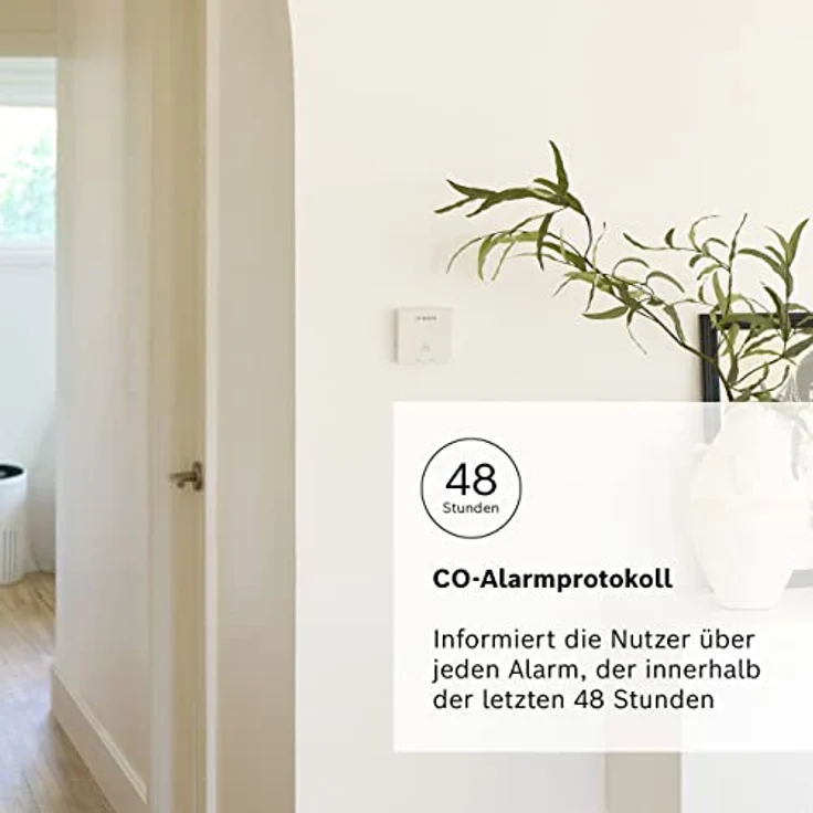 Der CO-Melder D-CO von Bosch - Einfach zu installierendes Kohlenmonoxid-Warngerät mit Memory-Modus und Lebensdauer-Anzeige – Bild 5