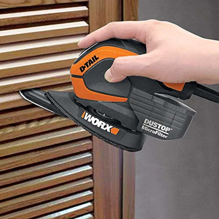 Worx WX648.2 Multischleifer 65 W, Schwarz – Bild 6