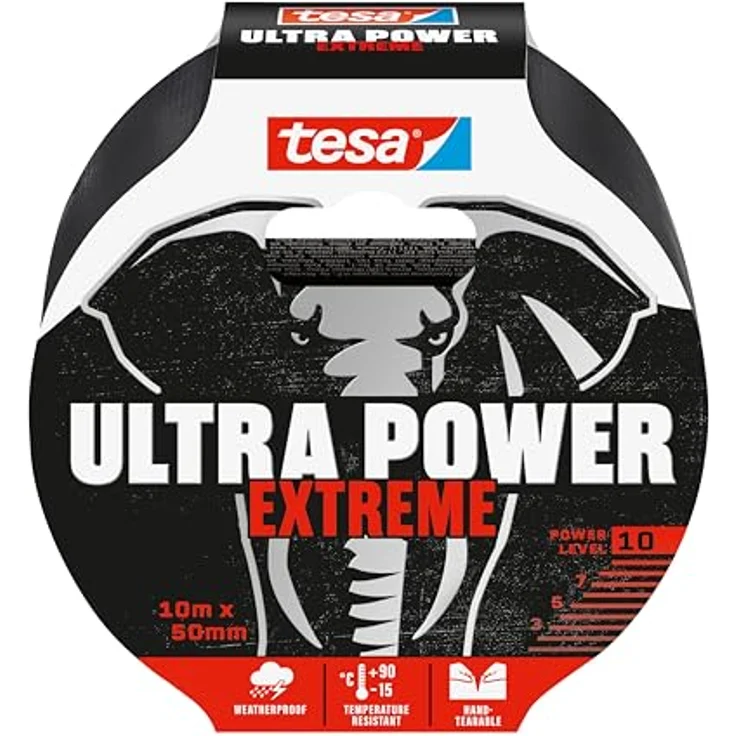 tesa Reparaturband ULTRA POWER EXTREME, 50 mm x 10,0 m – Bild 3