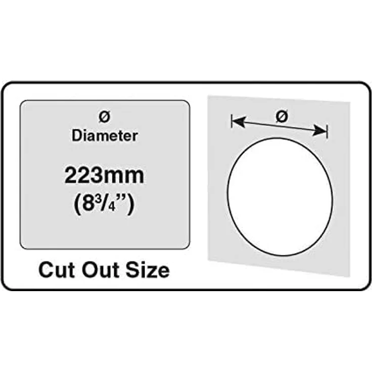 Kerbl Katzenklappe Cat Mate® 4-Wege Katzentüre, ø 245 mm, weiß, mit Magnetverschluss und manipulationssicherer Schiebeverriegelung – Bild 6