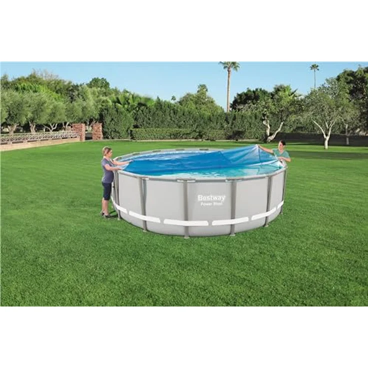 Bestway SolarAbdeckplane, für Fast Set und Frame Pools Ø462 cm – Bild 6