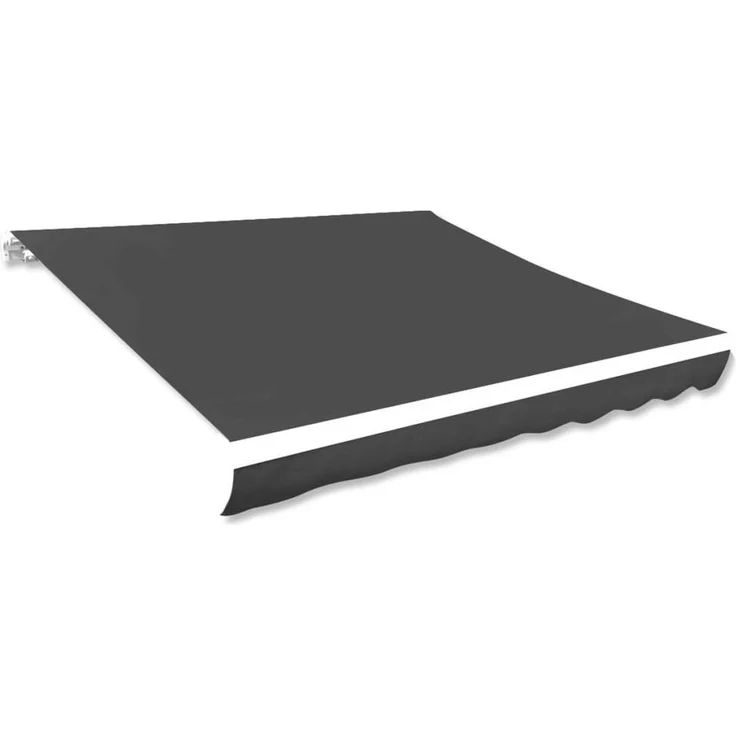 furnicato Markise Markisenbespannung Canvas Anthrazit, UV-beständig und wasserabweisend, 300x250 cm