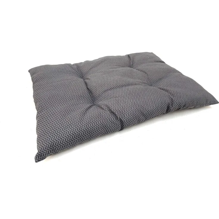 Ollesch Tierbett Lotta L 85 x B 60 cm grau, Weiches Hundebett und Katzenbett bis 30° waschbar