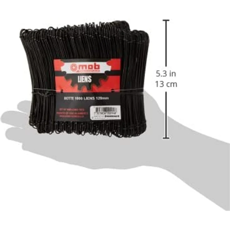 Peddinghaus Drahtschlaufen für Driller, 12 cm, 1000 Stück, Pflanzzubehör – Bild 5