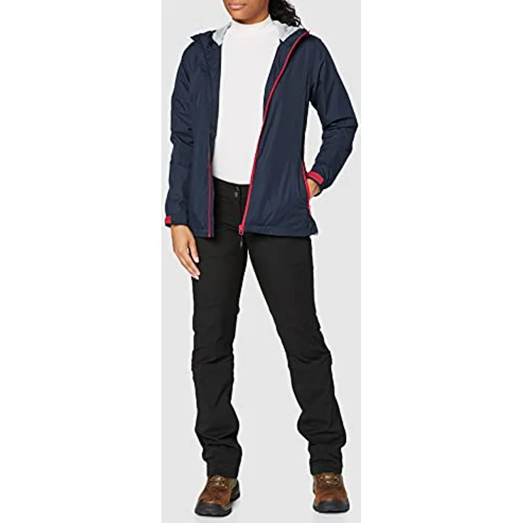CMP Woman Jacket Fix Hood N950 Black Blue 34 - Strapazierfähige Regenjacke mit versiegelten Nähten, wind- und wasserabweisend – Bild 3