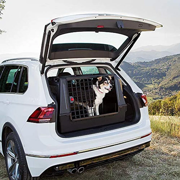 Ferplast Autotransportbox für Hunde Atlas CAR 100 Scenic, mit Sicherheitshaken, Hervorragende Belüftung – Bild 3