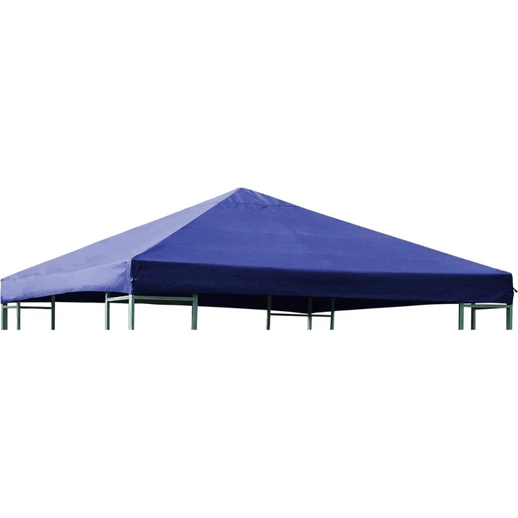 DEGAMO Pavillon-Ersatzdach, für Metall- und Alupavillon 3x3 Meter, dunkelblau, wasserdicht