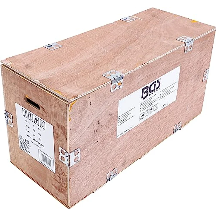 BGS technic Wagenheber lufthydraulisch fahrbar 40/80 t, kompakte Ausführung mit Überlastschutz und großem Hubbereich – Bild 5