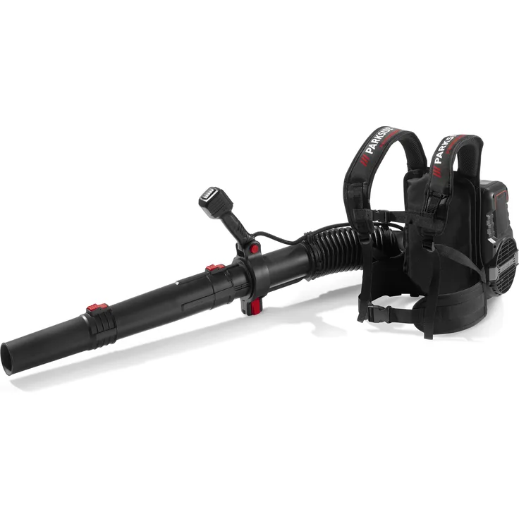 PARKSIDE® PARKSIDE PERFORMANCE® 40 V Akku-Rucksacklaubbläser »PPRLBA 40-Li A1«, bürstenloser Motor, leistungsstarkes Turbinengebläse, 5-stufige Drehzahlregelung, Schwarz
