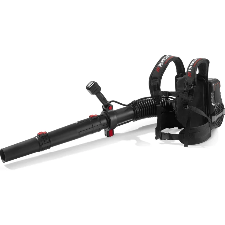 PARKSIDE® PARKSIDE PERFORMANCE® 40 V Akku-Rucksacklaubbläser »PPRLBA 40-Li A1«, bürstenloser Motor, leistungsstarkes Turbinengebläse, 5-stufige Drehzahlregelung, Schwarz