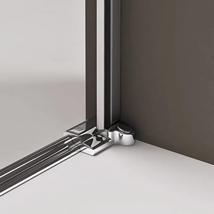 doporro Teramo36K Duschtür Nischentür 80x195cm, ESG-Sicherheitsglas Klarglas mit Hebe- und Senkmechanismus und NANO-Beschichtung – Bild 6